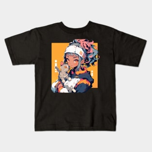 Cat Girl #1 Kids T-Shirt